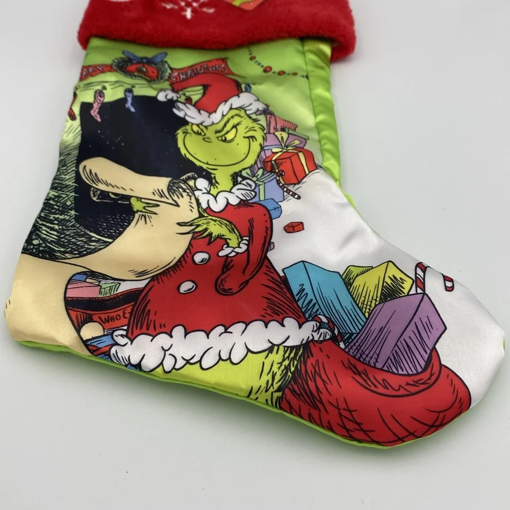The Grinch Christmas Stocking Dr Seuss Classic TV 16